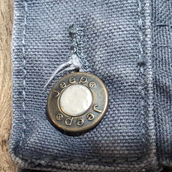 Jeep Heavyweight Duck Canvas Cargo Overland Pants Size 38x32 In Slate Gray - Picture 9 of 11